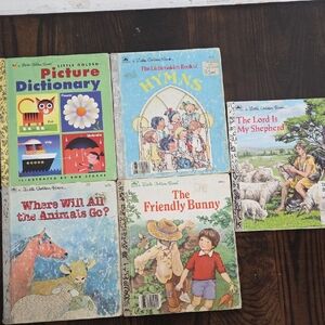 Lot Of 5 Little Golden Books